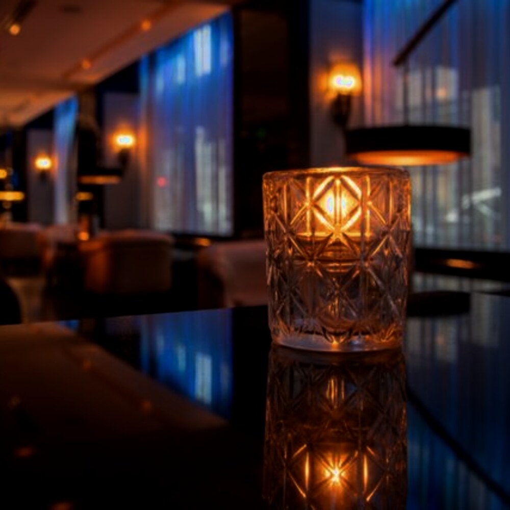 Upscale lounge ambiance