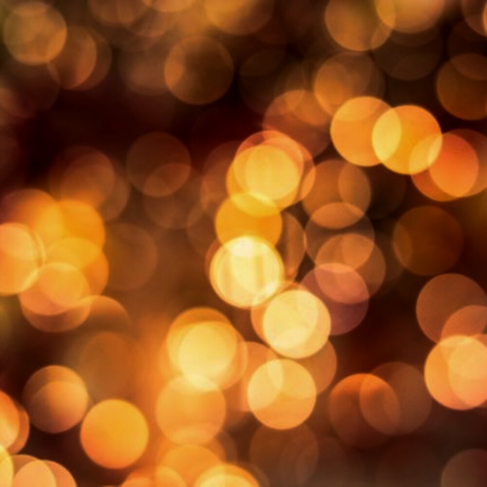 Golden bokeh glow