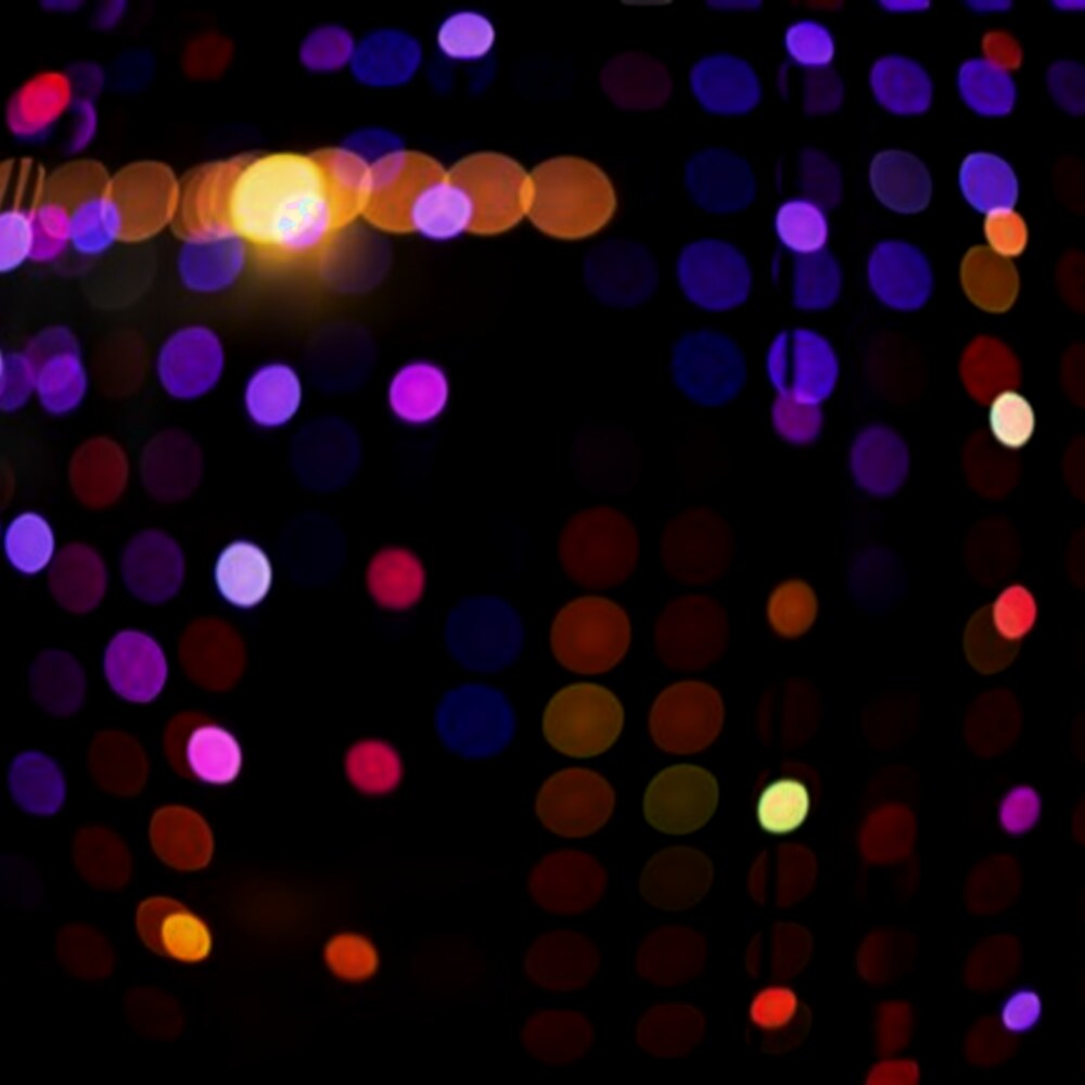Blurred nightlife lights