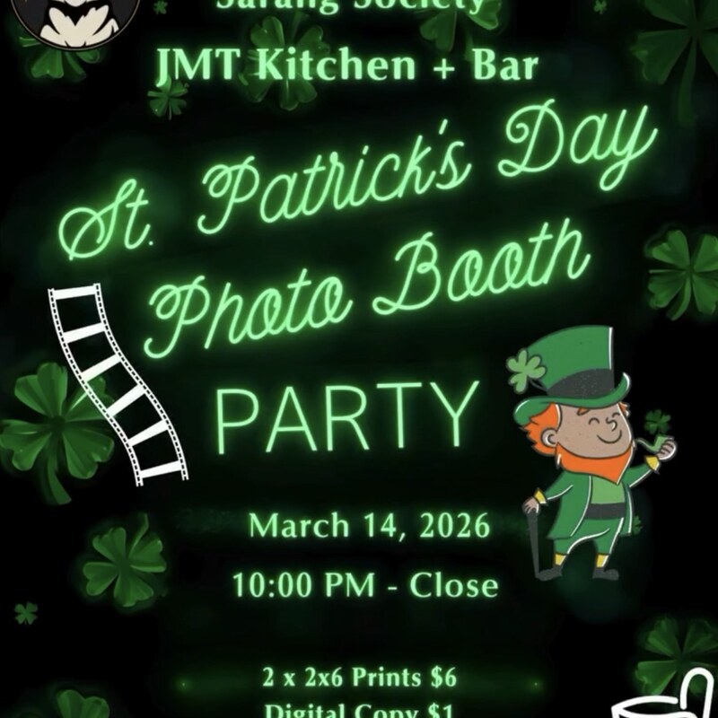 St. Patrick's Day Photo Booth Party